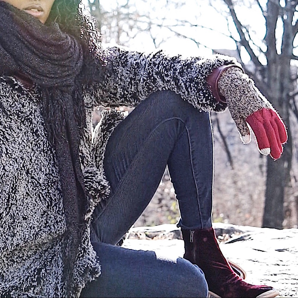 LONG KNIT GLOVES!!!